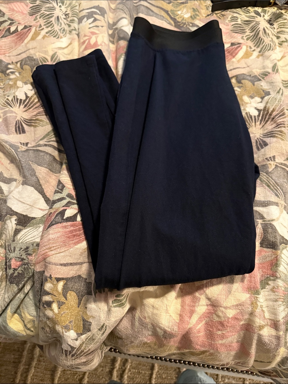 LK Bennett Navy Slim Ponte pants with stretch!
